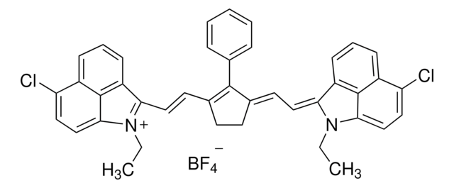 6-Chloro-2-[2-(3-[(6-chloro-1-ethylbenz[c,d,]indole-2[1H]-ylidene)ethylidene]-2-phenyl-1-cyclopenten-1-yl)ethenyl]-1-ethylbenz[c,d]indolium tetrafluoroborate