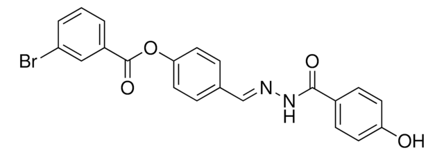 4-(2-(4-HYDROXYBENZOYL)CARBOHYDRAZONOYL)PHENYL 3-BROMOBENZOATE AldrichCPR