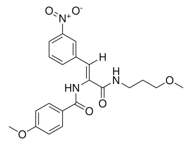 4-MEO-N-(1-(((3-METHOXYPROPYL)AMINO)CARBONYL)-2-(3-NITROPHENYL)VINYL)BENZAMIDE AldrichCPR