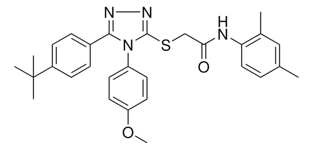 2-{[5-(4-TERT-BUTYLPHENYL)-4-(4-METHOXYPHENYL)-4H-1,2,4-TRIAZOL-3-YL]SULFANYL}-N-(2,4-DIMETHYLPHENYL)ACETAMIDE AldrichCPR