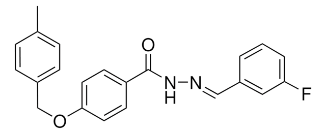 N'-(3-FLUOROBENZYLIDENE)-4-((4-METHYLBENZYL)OXY)BENZOHYDRAZIDE AldrichCPR