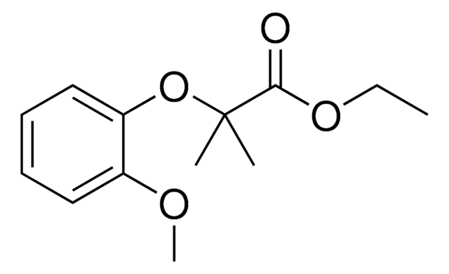 Ethyl 2-(2-methoxyphenoxy)-2-methylpropanoate AldrichCPR