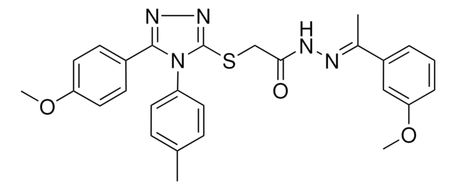 N'-[(E)-1-(3-METHOXYPHENYL)ETHYLIDENE]-2-{[5-(4-METHOXYPHENYL)-4-(4 ...