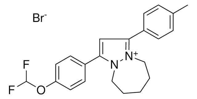 1-[4-(DIFLUOROMETHOXY)PHENYL]-3-(4-METHYLPHENYL)-5H,6H,7H,8H,9H-PYRAZOLO[1,2-A][1,2]DIAZEPIN-4-IUM BROMIDE AldrichCPR