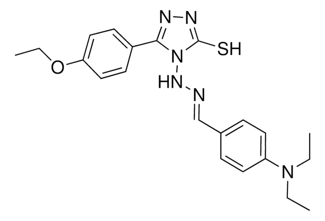 4-(DIETHYLAMINO)BENZALDEHYDE [3-(4-ETHOXYPHENYL)-5-SULFANYL-4H-1,2,4-TRIAZOL-4-YL]HYDRAZONE AldrichCPR