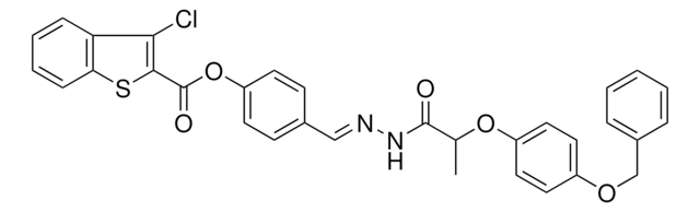 4-[(E)-(2-{2-[4-(BENZYLOXY)PHENOXY]PROPANOYL}HYDRAZONO)METHYL]PHENYL 3 ...