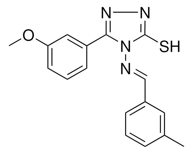 5-(3-METHOXYPHENYL)-4-((3-METHYLBENZYLIDENE)AMINO)-4H-1,2,4-TRIAZOLE-3-THIOL AldrichCPR