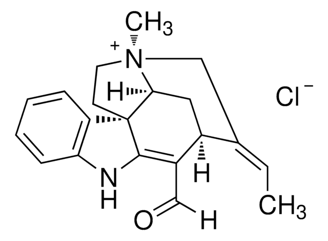 Fluorocurarine chloride &#8805;97% (TLC), from Vinca erecta, solid