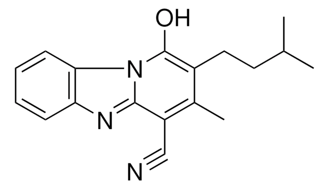 1-HYDROXY-2-ISOPENTYL-3-METHYLPYRIDO(1,2-A)BENZIMIDAZOLE-4-CARBONITRILE AldrichCPR