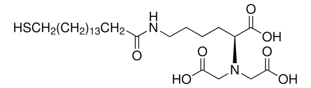 N-[N&#945;,N&#945;-Bis(carboxymethyl)-L-lysine]-16-mercaptohexadecanamide for complexometry, 97%