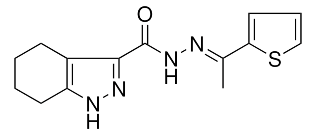 N'-(1-(2-THIENYL)ETHYLIDENE)-4,5,6,7-TETRAHYDRO-1H-INDAZOLE-3-CARBOHYDRAZIDE AldrichCPR