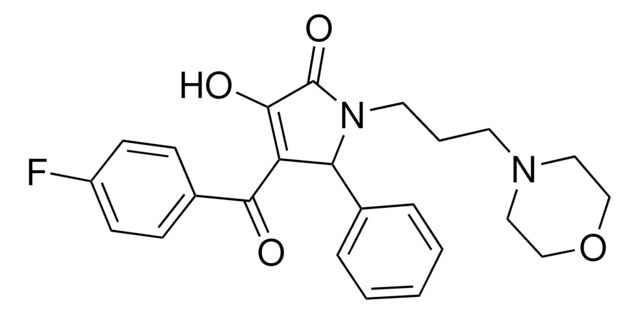 4-(4-FLUOROBENZOYL)-3-HYDROXY-1-[3-(4-MORPHOLINYL)PROPYL]-5-PHENYL-1,5-DIHYDRO-2H-PYRROL-2-ONE AldrichCPR