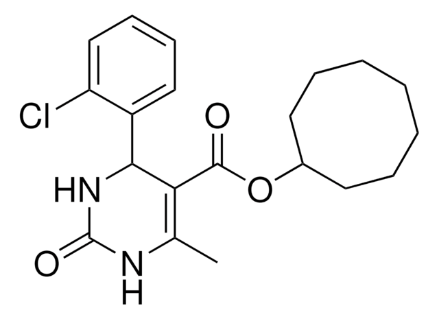 CYCLOOCTYL 4-(2-CL-PHENYL)-6-ME-2-OXO-1,2,3,4-TETRAHYDRO-5-PYRIMIDINECARBOXYLATE AldrichCPR