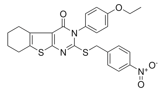 3-(4-ETHOXYPHENYL)-2-[(4-NITROBENZYL)SULFANYL]-5,6,7,8-TETRAHYDRO[1]BENZOTHIENO[2,3-D]PYRIMIDIN-4(3H)-ONE AldrichCPR