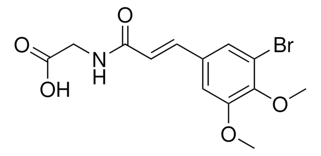 (3-(3-BROMO-4,5-DIMETHOXY-PHENYL)-ACRYLOYLAMINO)-ACETIC ACID AldrichCPR