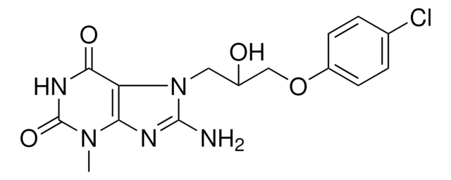 8-AMINO-7-(3-(4-CL-PHENOXY)-2-HO-PROPYL)-3-METHYL-3,7-DIHYDRO-PURINE-2,6-DIONE AldrichCPR