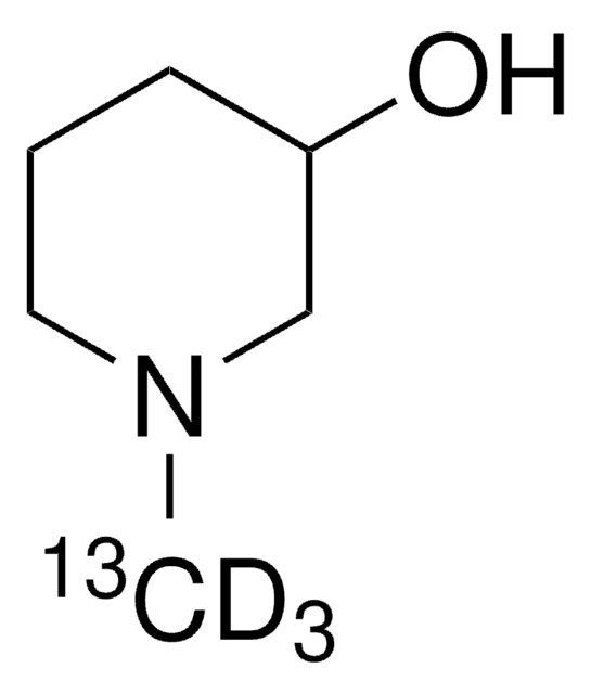 N-Methyl-13C,d3-3-piperidinol 99 atom % 13C, 98 atom % D, 98% (CP)