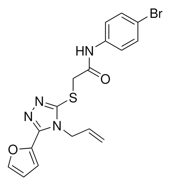 2-((4-ALLYL-5-(2-FURYL)-4H-1,2,4-TRIAZOL-3-YL)THIO)-N-(4-BROMOPHENYL)ACETAMIDE AldrichCPR