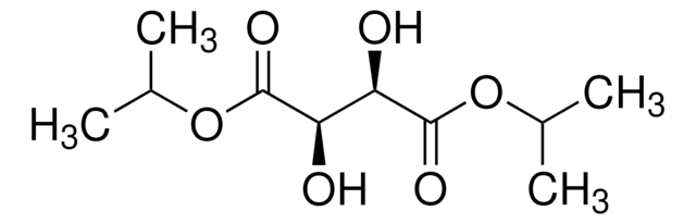 (+)-Diisopropyl L-tartrate 98%, optical purity ee: 99% (GLC)