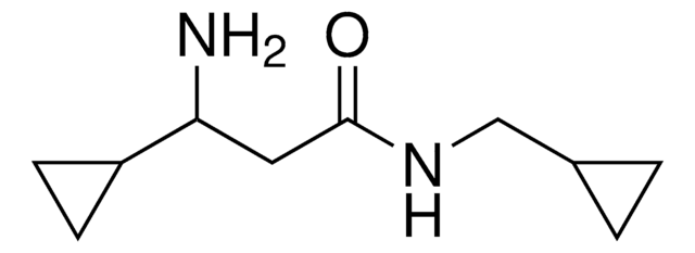 3-Amino-3-cyclopropyl-N-(cyclopropylmethyl)propanamide AldrichCPR