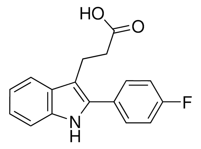 3-[2-(4-Fluorophenyl)-1H-indol-3-yl]propanoic acid AldrichCPR