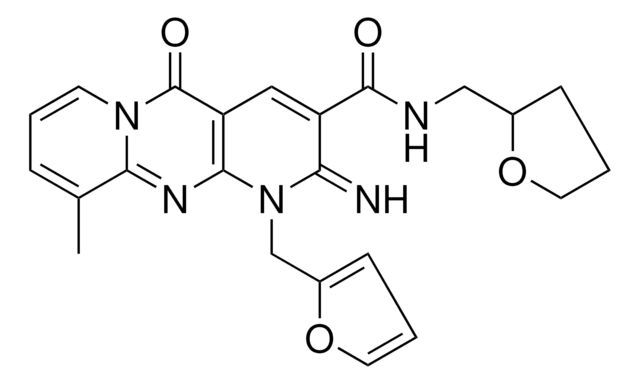 1-(2-FURYLMETHYL)-2-IMINO-10-METHYL-5-OXO-N-(TETRAHYDRO-2-FURANYLMETHYL)-1,5-DIHYDRO-2H-DIPYRIDO[1,2-A:2,3-D]PYRIMIDINE-3-CARBOXAMIDE AldrichCPR