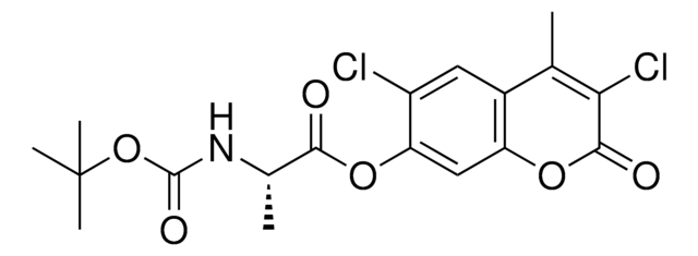 3,6-DICHLORO-4-METHYL-2-OXO-2H-CHROMEN-7-YL (2S)-2-[(TERT-BUTOXYCARBONYL)AMINO]PROPANOATE AldrichCPR