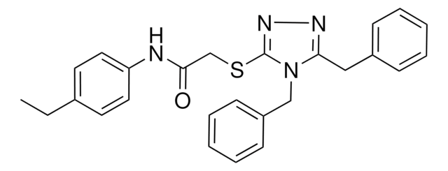 2-((4,5-DIBENZYL-4H-1,2,4-TRIAZOL-3-YL)THIO)-N-(4-ETHYLPHENYL)ACETAMIDE AldrichCPR