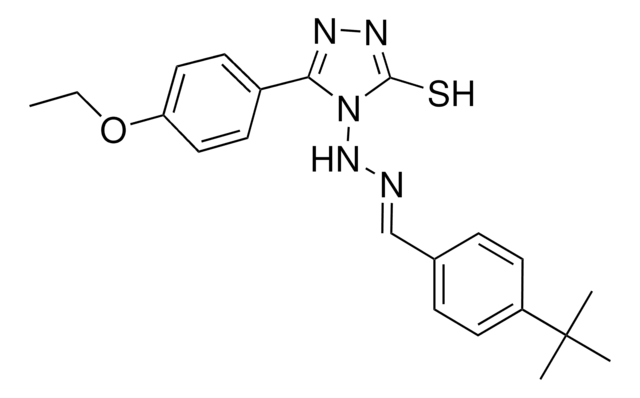 4-TERT-BUTYLBENZALDEHYDE [3-(4-ETHOXYPHENYL)-5-SULFANYL-4H-1,2,4-TRIAZOL-4-YL]HYDRAZONE AldrichCPR