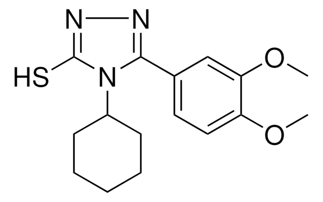 4-CYCLOHEXYL-5-(3,4-DIMETHOXYPHENYL)-4H-1,2,4-TRIAZOLE-3-THIOL AldrichCPR