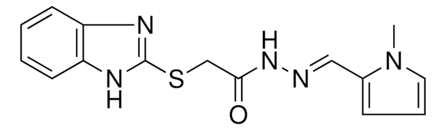 2-(1H-BENZIMIDAZOL-2-YLSULFANYL)-N'-[(E)-(1-METHYL-1H-PYRROL-2-YL)METHYLIDENE]ACETOHYDRAZIDE AldrichCPR