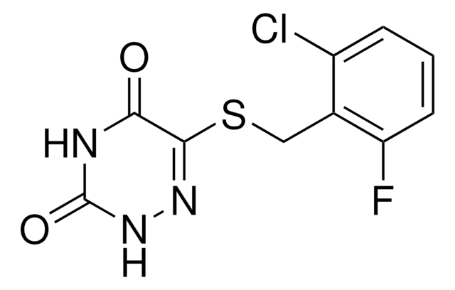 6-((2-CHLORO-6-FLUOROBENZYL)THIO)-1,2,4-TRIAZINE-3,5(2H,4H)-DIONE AldrichCPR