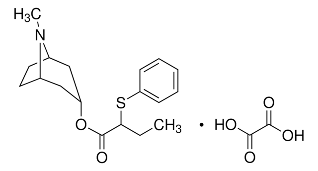 Tropine 2-(phenylthio)butanoate oxalate salt &#8805;98%