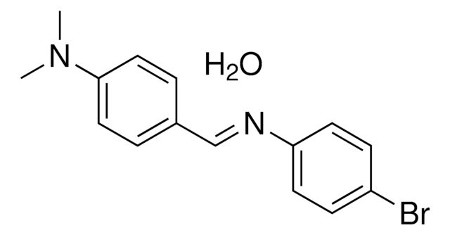 4-{(E)-[(4-BROMOPHENYL)IMINO]METHYL}-N,N-DIMETHYLANILINE HYDRATE AldrichCPR