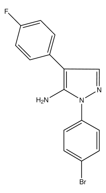 1-(4-Bromophenyl)-4-(4-fluorophenyl)-1H-pyrazol-5-amine