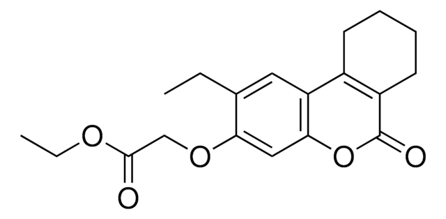 ETHYL ((2-ETHYL-6-OXO-7,8,9,10-TETRAHYDRO-6H-BENZO(C)CHROMEN-3-YL)OXY)ACETATE AldrichCPR