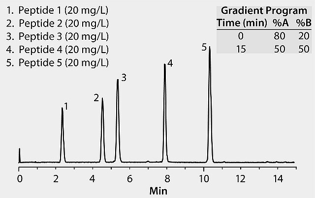 Lc Ms Analysis Of Peptides Hydrophobic On Ascentis® C18 Application For Hplc Sigma Aldrich