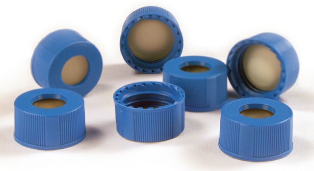 MSQ™ Caps with Septa, Mass Spec Quality thread for 9 mm, natural PTFE ...