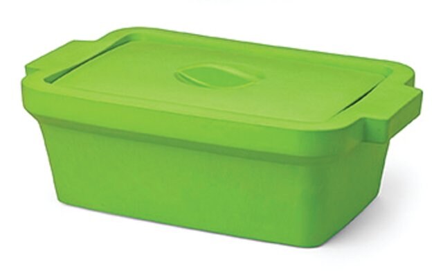 Corning® Ice Pan, rectangular with lid midi, capacity 4L, lime green