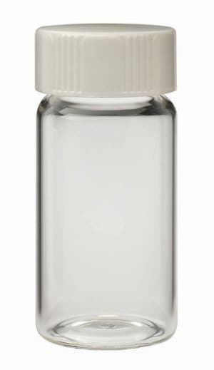 WHEATON® liquid scintillation vial with attached PE disc lined urea cap ...