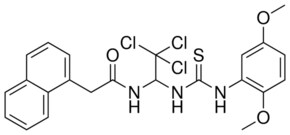 2-(1-NAPHTHYL)-N-(2,2,2-TRICHLORO-1-{[(2,5-DIMETHOXYANILINO)CARBOTHIOYL ...